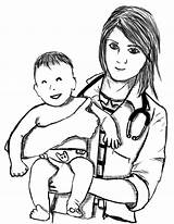Pediatrician Drawing Draw 25th October Getdrawings Sketchdaily sketch template