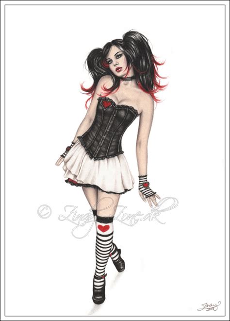 zindyzone blog gothic heart doll and graphite day result