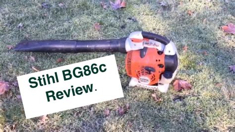 stihl bgc blower review  tool review  youtube