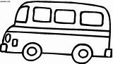 Bus Coloring Transportation Pages Printable sketch template