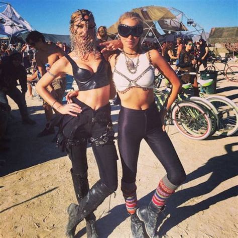 you can meet some beautiful women at burning man festival