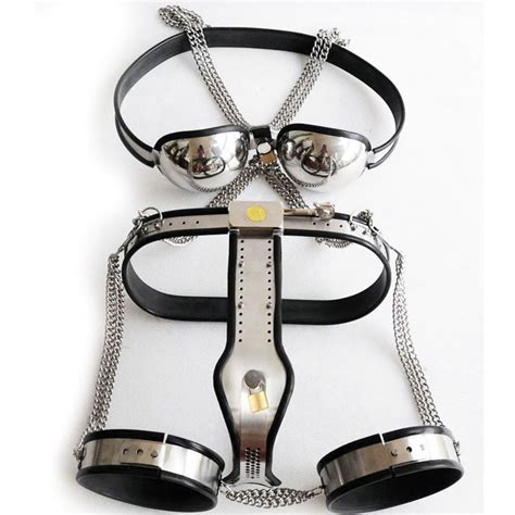 Buy 3pcs Set Female Chastity Device Bondage Kit