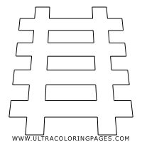 train tracks coloring page ultra coloring pages