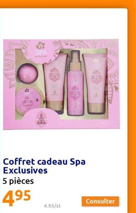 promo coffret cadeau spa exclusives chez action icataloguefr