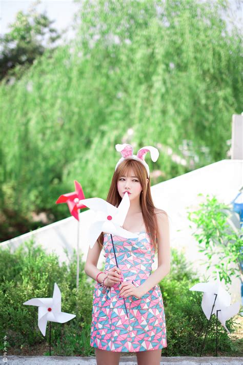 han ga eun outdoors photo shoot at yongma land ~ cute girl asian girl korean girl