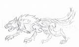 Wolf Draw Step Tribal Dragoart sketch template