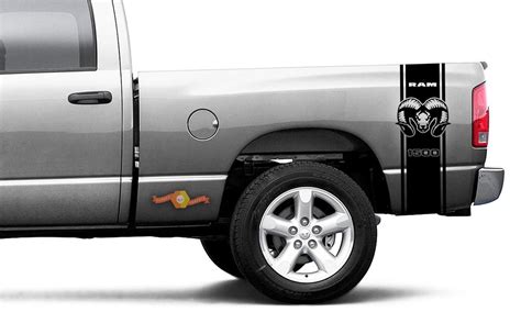 truck bed side stripe hemi ram  liter decals sticker graphics car truck decals