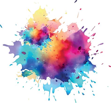 ink splash background colorful paint splatter brush stock