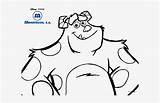 Inc Monsters Coloring Sulley Drawing Monster Pages Seekpng sketch template