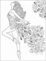 Coloring Pages Dance Print Dancer Getcolorings sketch template