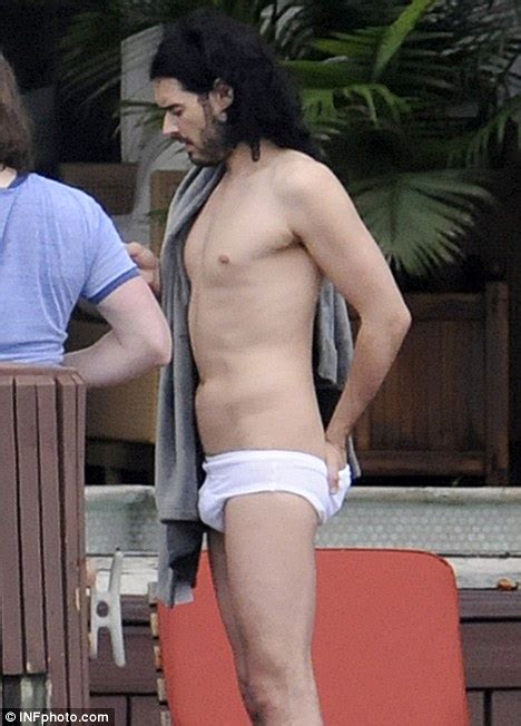 russell brand is not such a sex god in his ghastly white y fronts daily mail online