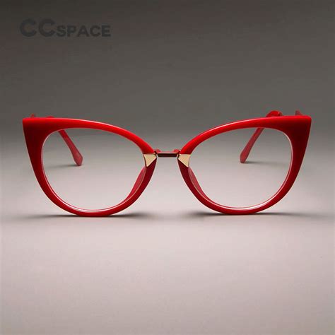 Ccspace Ladies Sexy Cat Eye Glasses Frames For Women