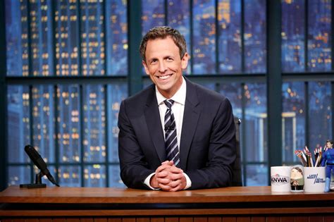 seth meyers decides    seat  deliver  late night monologue   york times