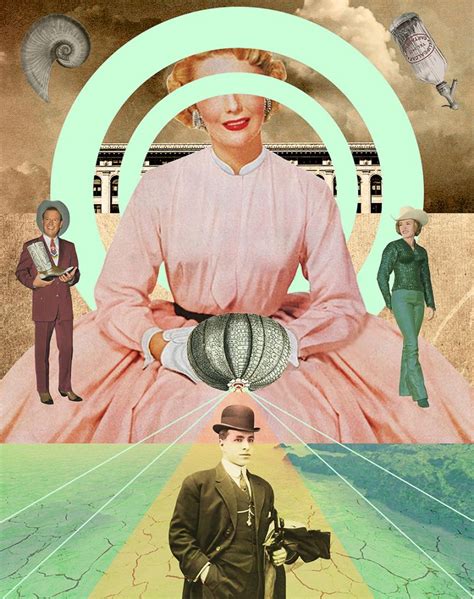 bizarre collage art inspired by surrealism the pop art movement and