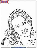 Coloring Pages Teen Montana Hannah Tween Girls Teenagers Teenager Teenage Teens Printable Print Pdf Smile Adults Colouring Kids Template Templates sketch template