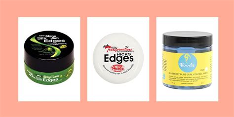 11 Best Edge Control Products For Black Hairstyles Edge Control