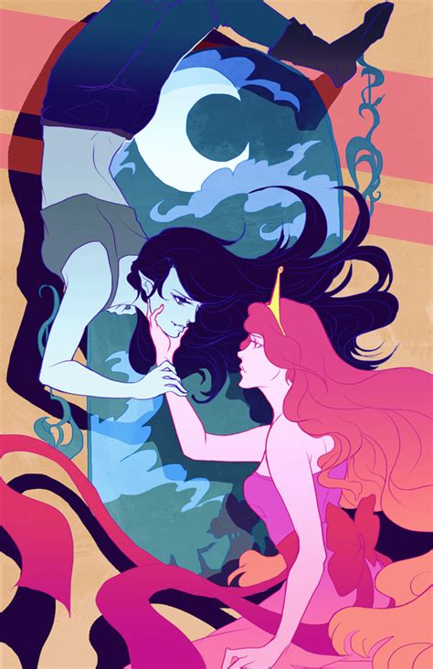 Upswept Marceline And Princess Bubblegum By Flightangel