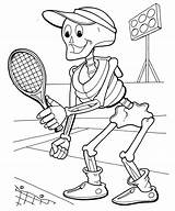 Coloring Skeleton Pages Axial Pong Ping Halloween Tennis Getcolorings Print Printable Sheet Printing Ads Note During Color sketch template