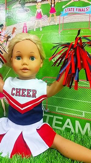 18 Inch Doll Cheerleading Set 4 Pc Set By Sophias Fits