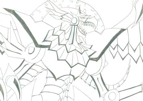 yu gi  slifer  sky dragon coloring pages coloring pages