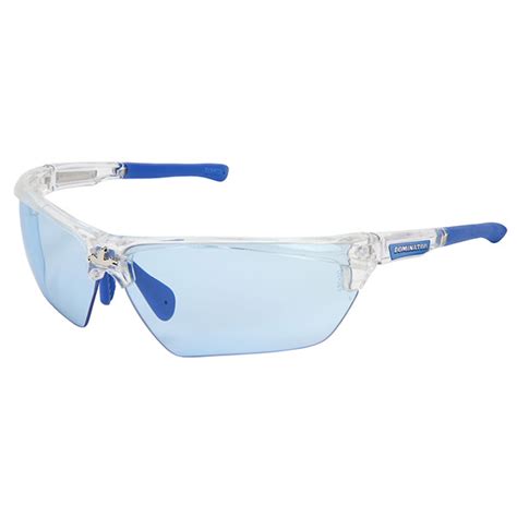 Mcr Safety® Dominator™ 3 Eyewear Clear Blue Frame Max6