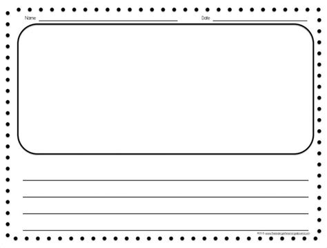 printable kindergarten writing paper writing paper  templates