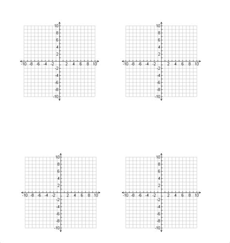 sample cartesian graph paper templates
