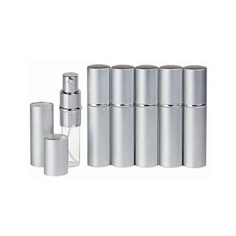 parfum spray verstuiver  ml zilver navulbare parfumfles ybmc