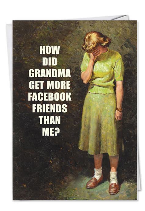 Naughty Funny Birthday Card Grandma Facebook