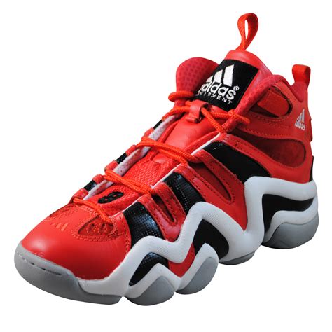 adidas childrens crazy   red basketball shoes grade school ebay