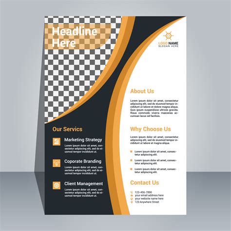 corporate  creative flyer design template modern  professional