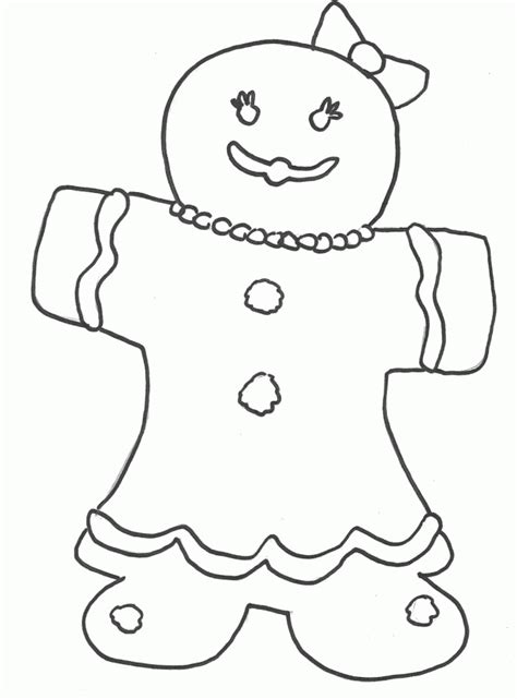 gingerbread boy  girl coloring pages coloring home