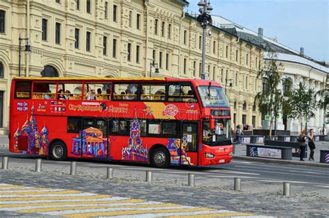 red sightseeing double decker hop  hop  bus tours editorial stock photo image  landmark