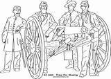 Coloring War Civil Pages Soldier American Revolutionary Union Revolution Cannon Confederate Drawing Printable Pdf Print Clipart Color Plane Don Sheets sketch template