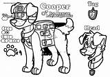 Coloring Cooper Sheet Ref Patrol Wecoloringpage Pages Paw sketch template