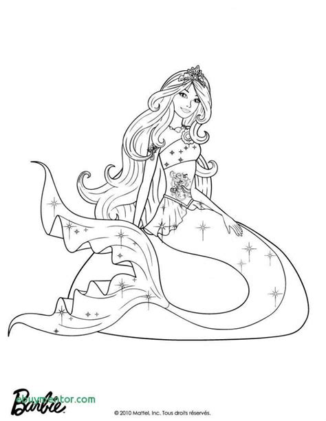 barbie princess mermaid coloring pages bubakidscom