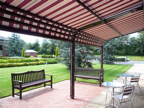 retractable awnings calypso fabric architecture