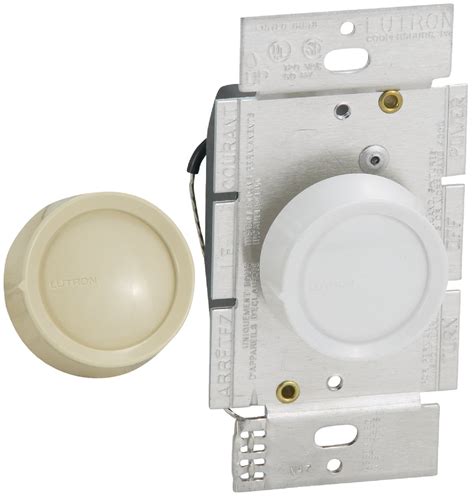 buy lutron universal single pole rotary dimmer switch whiteivory