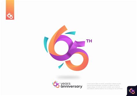 premium vector number  logo icon design  birthday logo number anniversary