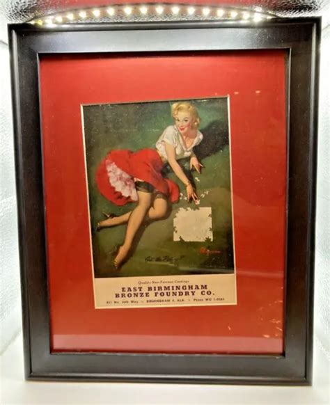 1957 Gil Elvgrens Get The Picture Pinup Ad 10 00 Picclick