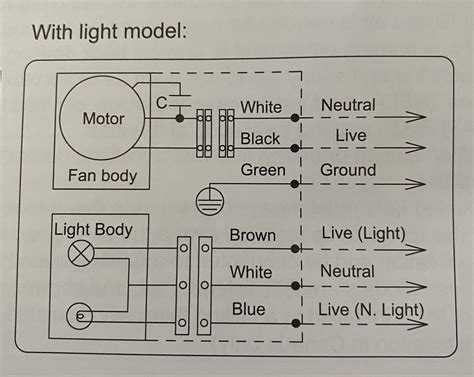 exhaust fan circuit diagram