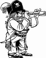 Pirat Fernglas Piraten Ausmalbild Malvorlage Titel Malvorlagen sketch template