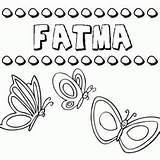 Fatma Nomes Colorear Flavio Nombres Guiainfantil sketch template