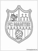 Fc Nantes Pages Coloring sketch template