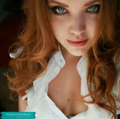 Red Hair And Green Eyes The Sexiest Alive Redhead