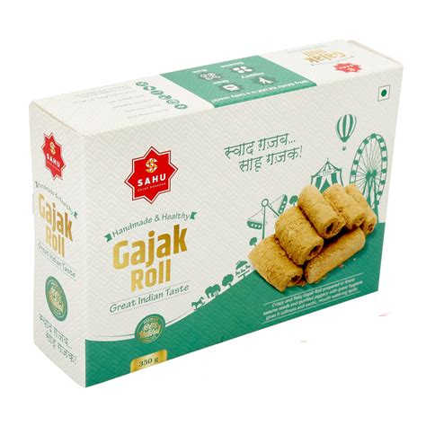 Buy Sahu Gajak Bhandar Homemade Cri Gazak Roll 350g Gajjak Sesame