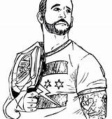 Coloring Pages Roman Reigns Wwe Orton Randy Wrestling Rockabilly Diva Printable John Getdrawings Belt Getcolorings Cena Rock Sheets Colorings Color sketch template