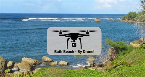 barbados  drone bath beach