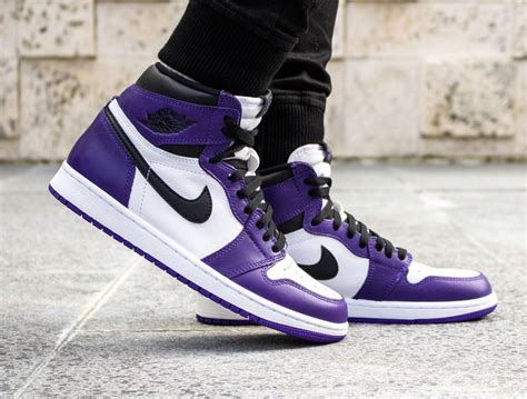 air jordan  retro high og court purple sneaker style