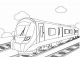Trains Supercoloring sketch template